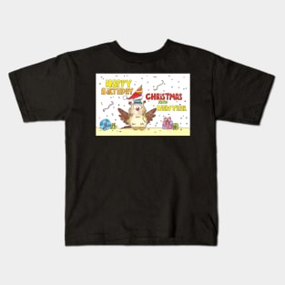 Happy Birthday, Christmas and New Year Kids T-Shirt